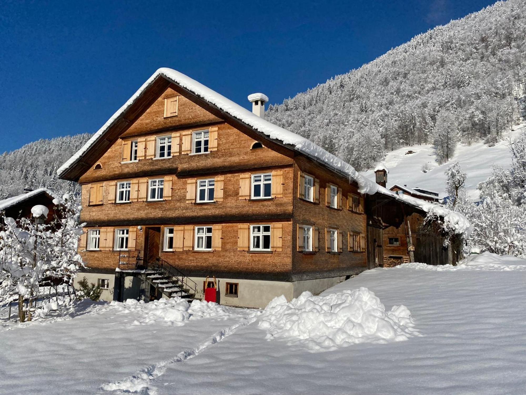 Bregenzerwaelderhaus Ambros Villa Bezau Exteriör bild